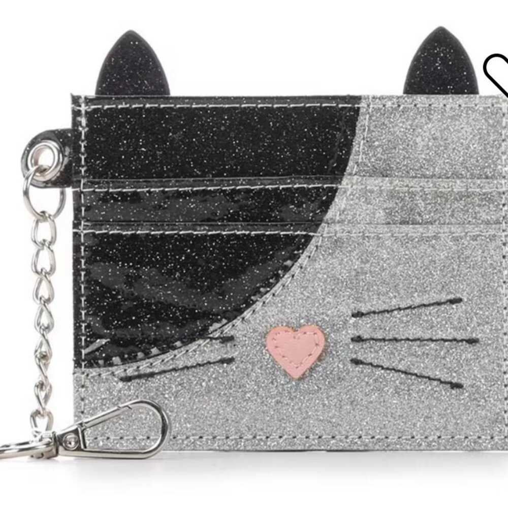 Madden Girl Kitty Card Holder O/S NWT